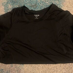 Old Navy Black Long Athletic Top